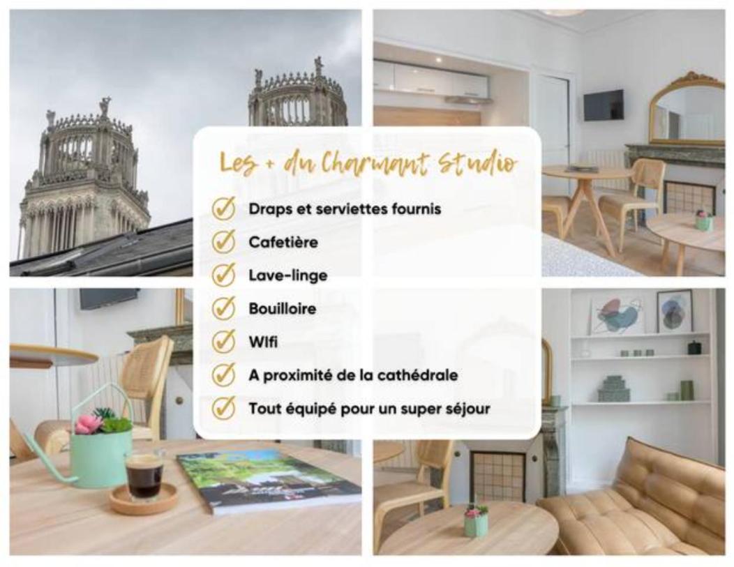 Appartement Charmant Studio Vue Cathedrale Quartier Historique à Orléans Extérieur photo